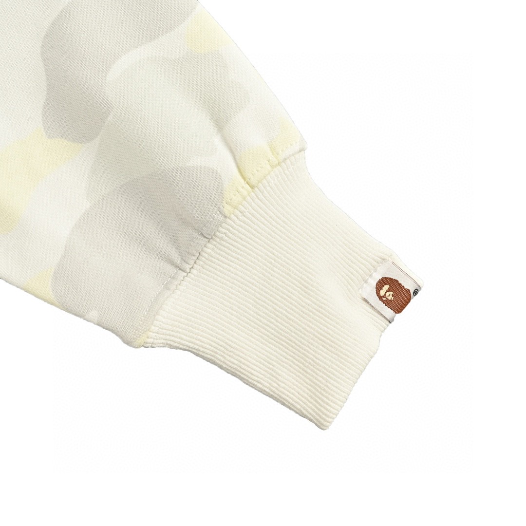 双帽子 A BATHING APE 鲨鱼系列 城市迷彩鲨鱼双连帽 拉链 外套卫衣 男女同款  1G80-115-023