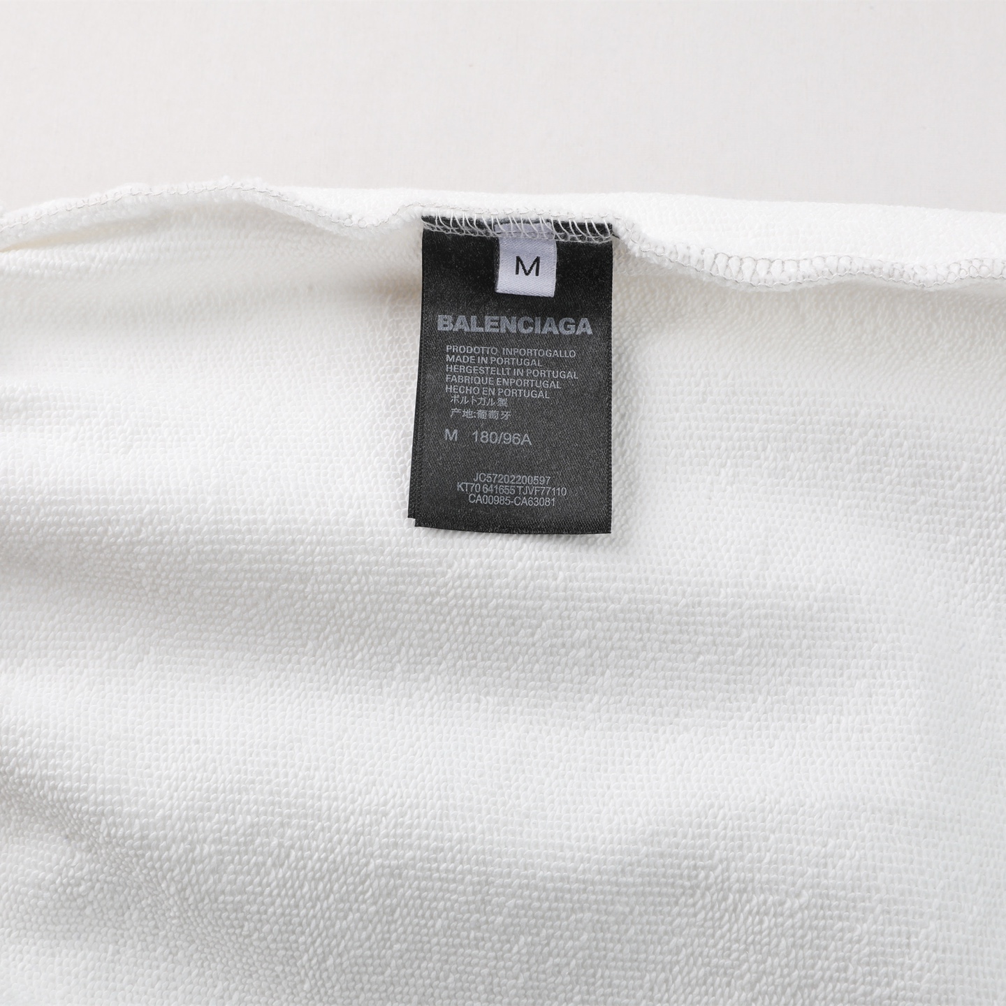 Balenciaga 巴黎世家 松紧腰运动裤 短裤 裤子 休闲裤 白色 A2  