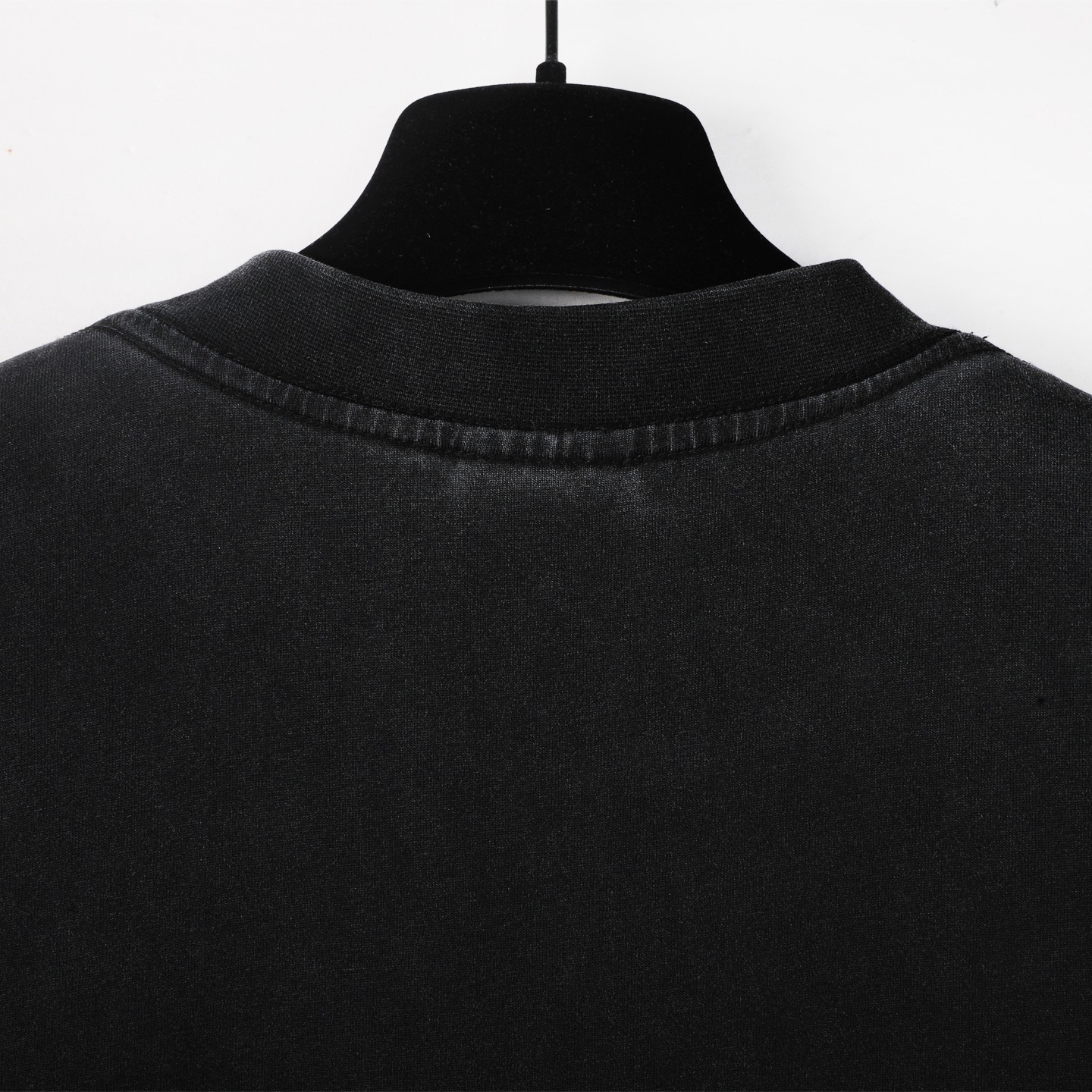 PUMA Balenciaga 巴黎世家 彪马联名限定  印花短袖 T恤 圆领 短款 夏季 黑色A5 831305TTVA61041