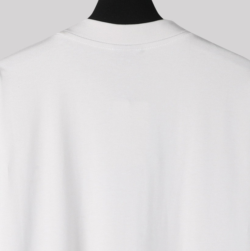 PUMA Balenciaga 巴黎世家 彪马联名限定  印花短袖 T恤 圆领 短款 夏季 白色A5  831305TTVA69012