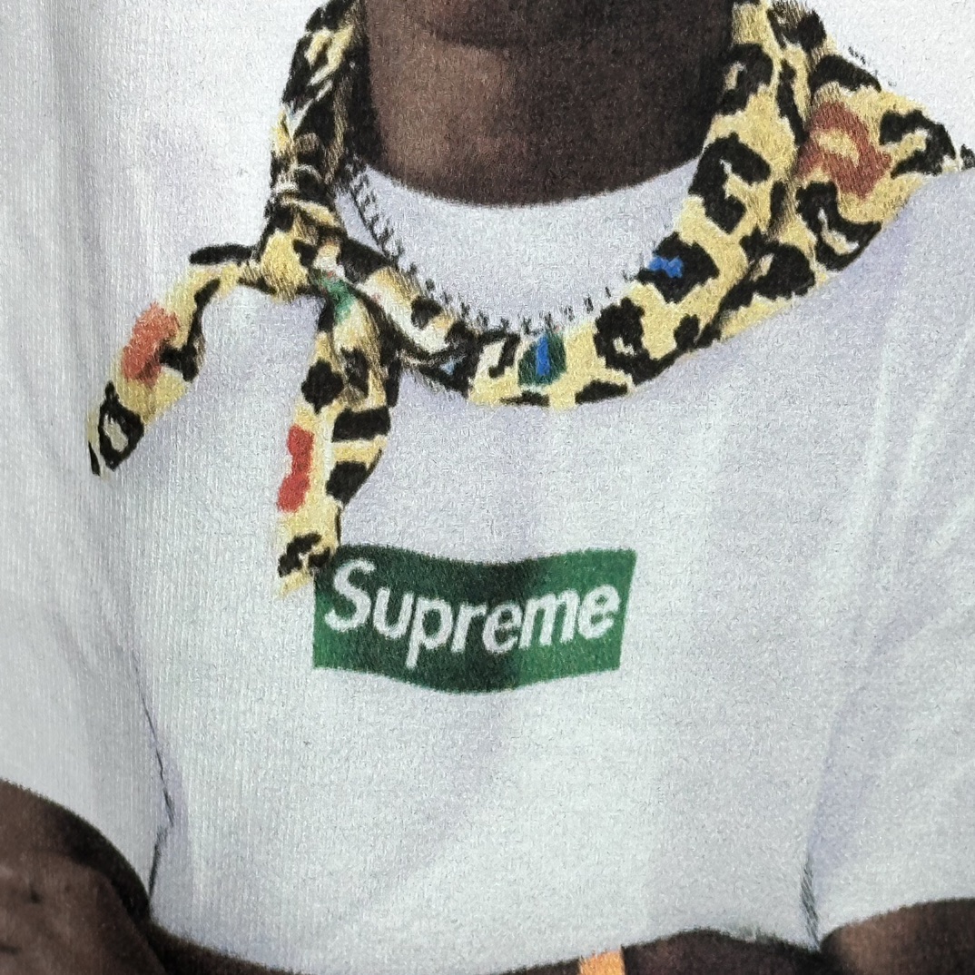 Supreme  Tyler The Creator Tee  泰勒人物 印花logo圆领 短袖T恤 男女同款 黑色 蓝 白色   
