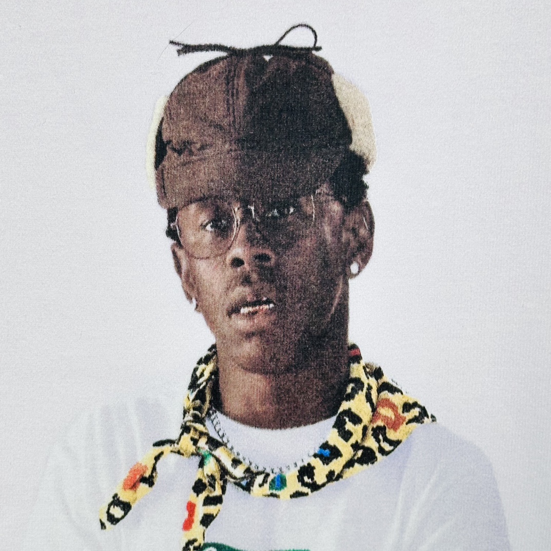 Supreme  Tyler The Creator Tee  泰勒人物 印花logo圆领 短袖T恤 男女同款 黑色 蓝 白色   