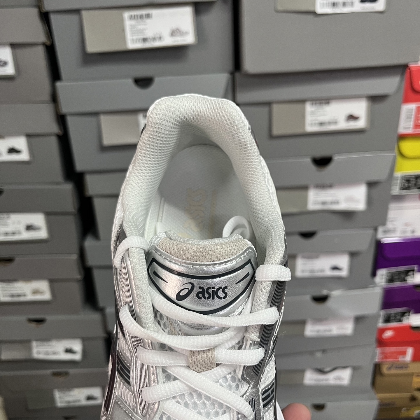 ASICS GEL-KAYANO K14 亚瑟士  低筒 减震 户外机能 运动鞋 跑步鞋  休闲鞋 板鞋 波鞋 男女同款 银白 1203A537-110