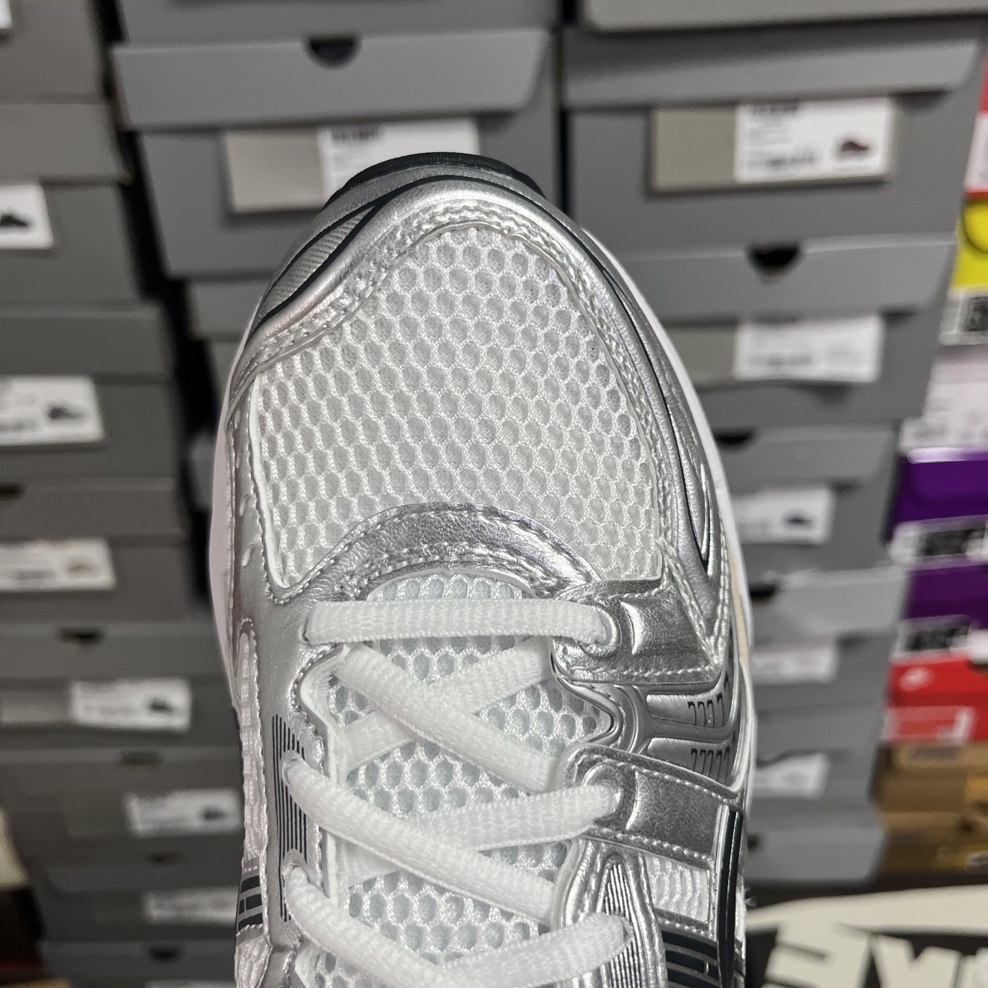 ASICS GEL-KAYANO K14 亚瑟士  低筒 减震 户外机能 运动鞋 跑步鞋  休闲鞋 板鞋 波鞋 男女同款 银白 1203A537-110