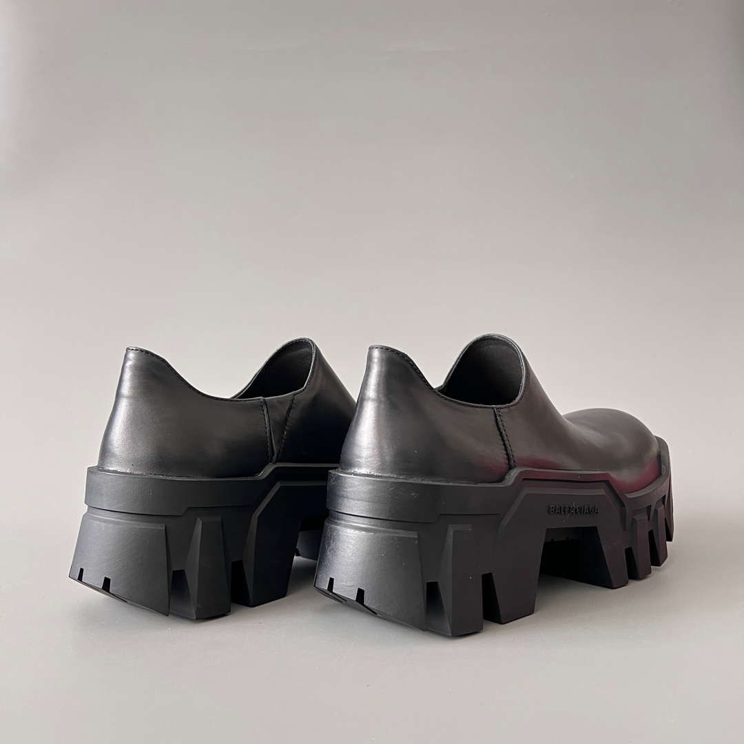 Balenciaga Bulldozer 巴黎世家 德比 系带 低筒 老爹鞋 运动 复古板鞋 休闲鞋 男鞋 黑色 672478WBCQ01000