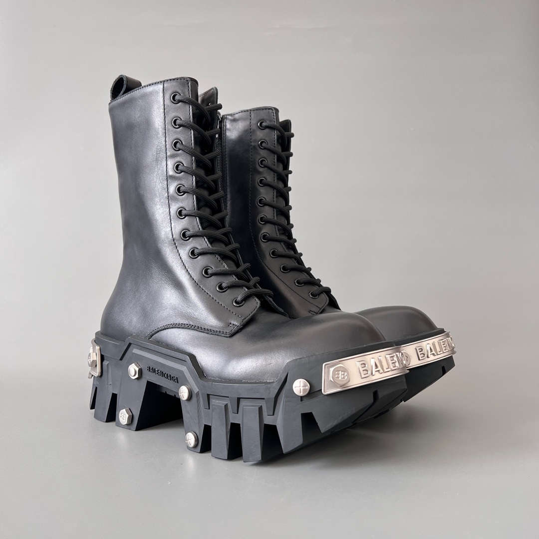 Balenciaga Bulldozer 巴黎世家 德比 系带 低筒 老爹鞋 运动 复古板鞋 休闲鞋 男鞋 黑色  672502WBCQ01000