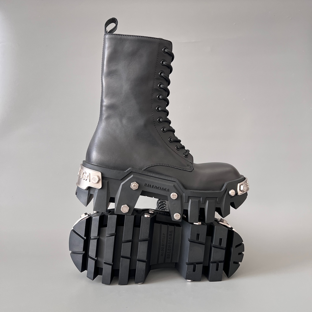 Balenciaga Bulldozer 巴黎世家 德比 系带 低筒 老爹鞋 运动 复古板鞋 休闲鞋 男鞋 黑色  672502WBCQ01000