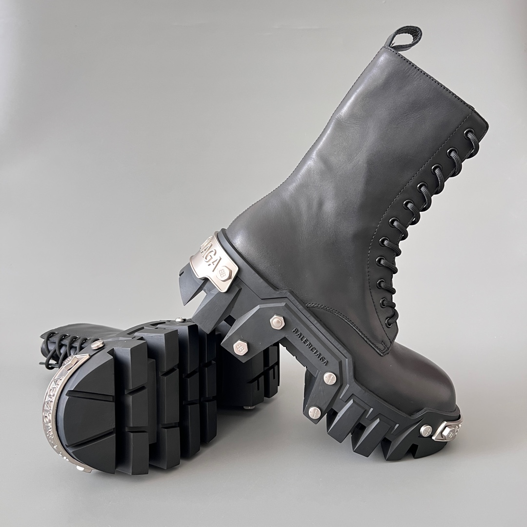 Balenciaga Bulldozer 巴黎世家 德比 系带 低筒 老爹鞋 运动 复古板鞋 休闲鞋 男鞋 黑色  672502WBCQ01000