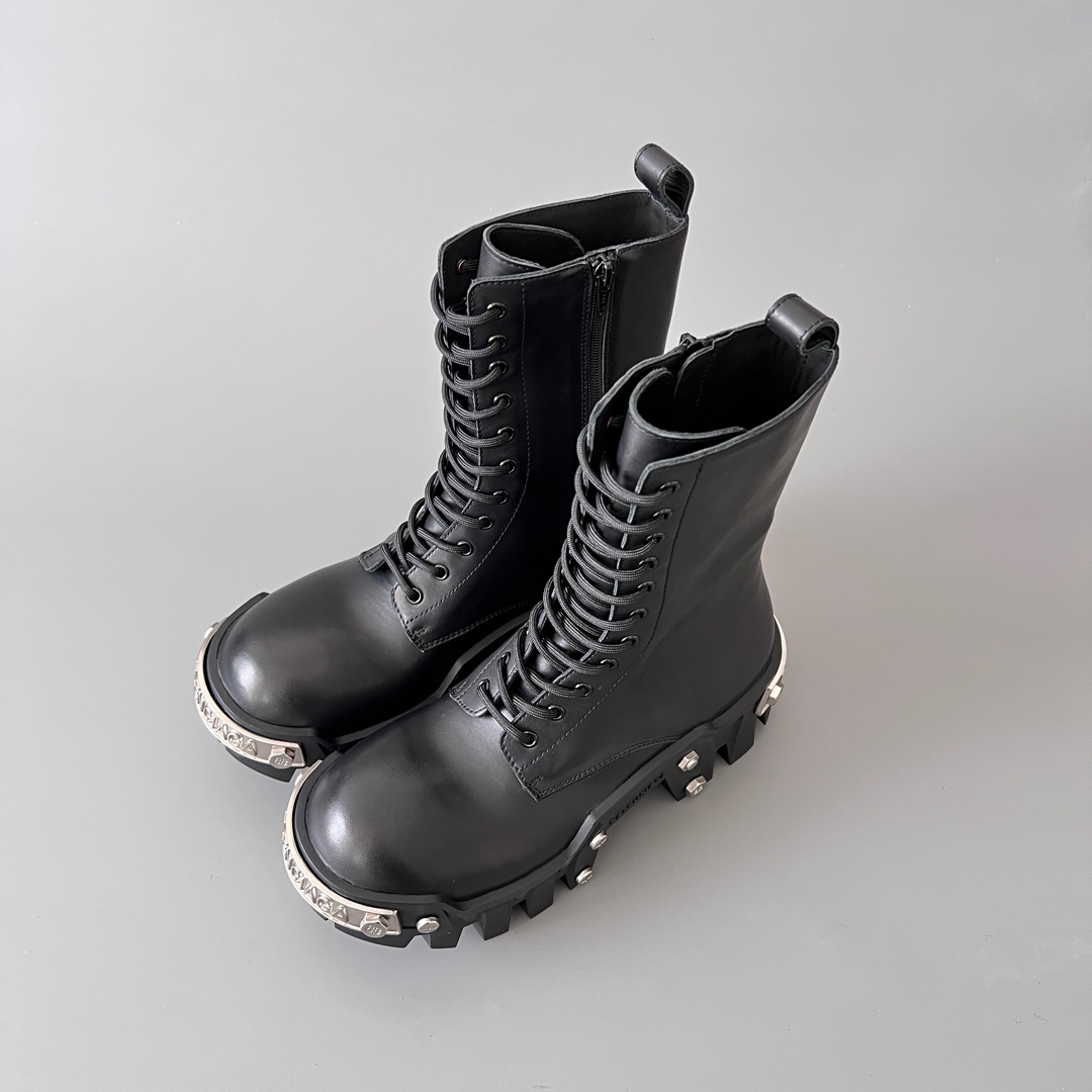 Balenciaga Bulldozer 巴黎世家 德比 系带 低筒 老爹鞋 运动 复古板鞋 休闲鞋 男鞋 黑色  672502WBCQ01000