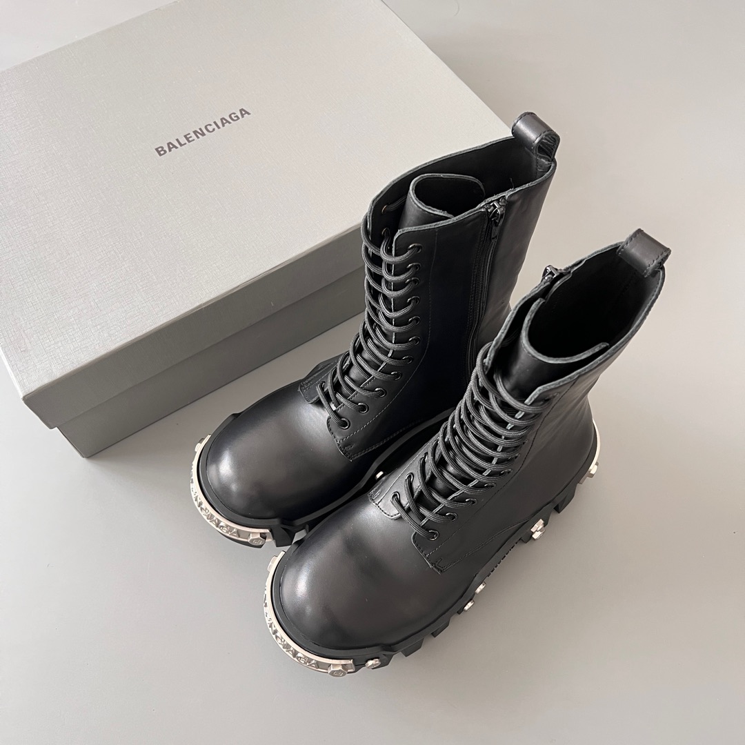 Balenciaga Bulldozer 巴黎世家 德比 系带 低筒 老爹鞋 运动 复古板鞋 休闲鞋 男鞋 黑色  672502WBCQ01000