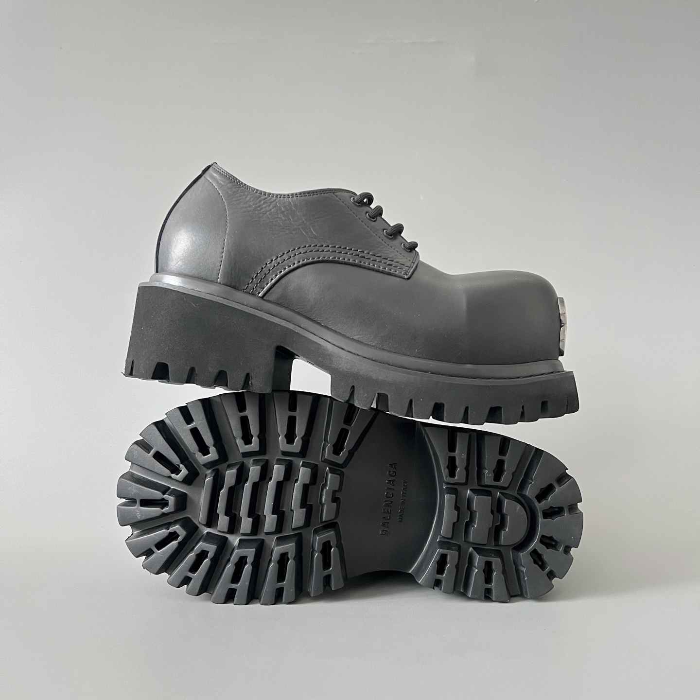 Balenciaga  Stomper BB 巴黎世家 德比 系带 低筒 老爹鞋 运动 复古板鞋 休闲鞋 男鞋 黑色  807326WCDA01000