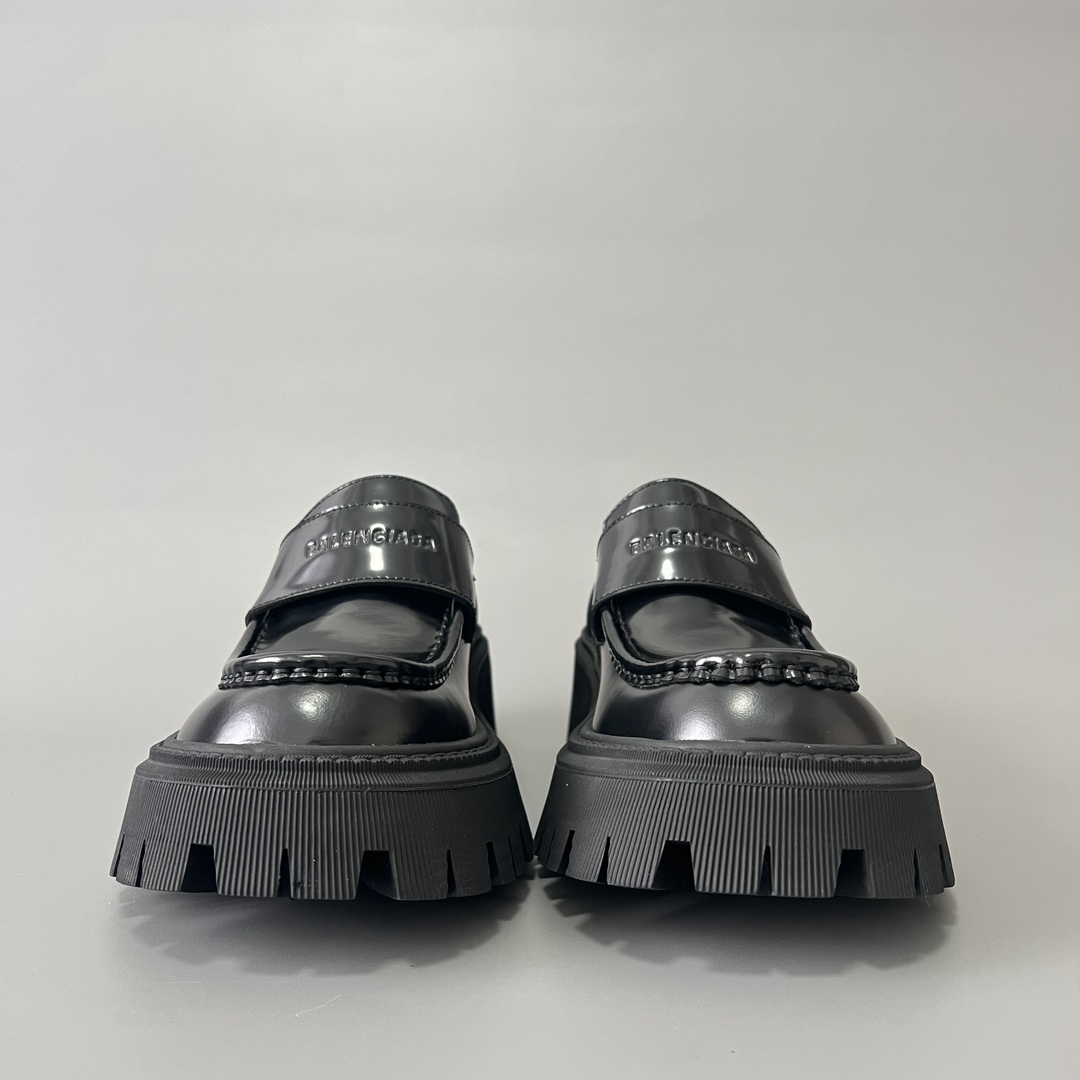 Balenciaga Tractor 巴黎世家 德比 乐福 系带 低筒 老爹鞋 运动 复古板鞋 休闲鞋 男鞋 黑色  760433WA8E91000