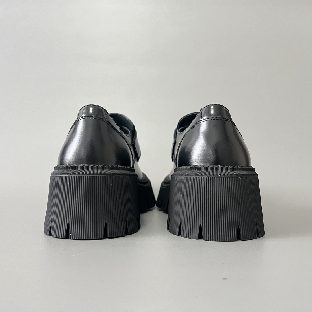 Balenciaga Tractor 巴黎世家 德比 乐福 系带 低筒 老爹鞋 运动 复古板鞋 休闲鞋 男鞋 黑色  760433WA8E91000