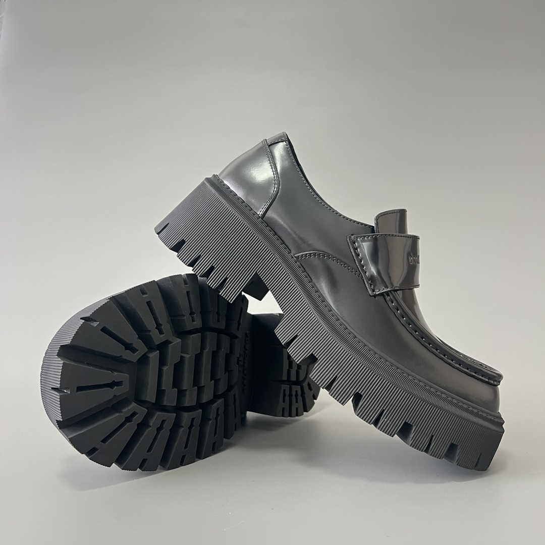 Balenciaga Tractor 巴黎世家 德比 乐福 系带 低筒 老爹鞋 运动 复古板鞋 休闲鞋 男鞋 黑色  760433WA8E91000