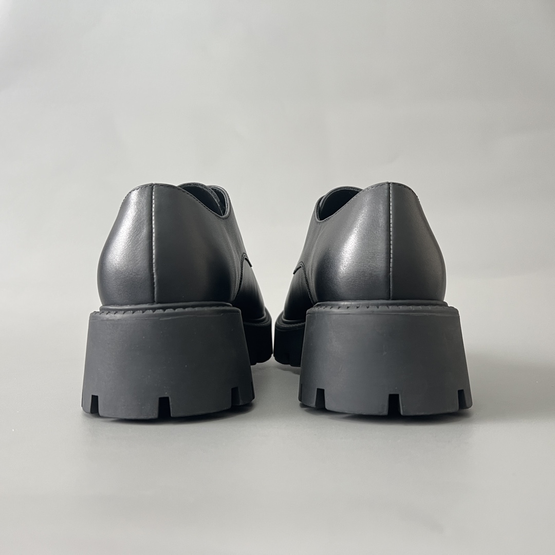 Balenciaga Tractor 巴黎世家 德比 乐福 系带 低筒 老爹鞋 运动 复古板鞋 休闲鞋 男鞋 黑色  760433WA8E91000