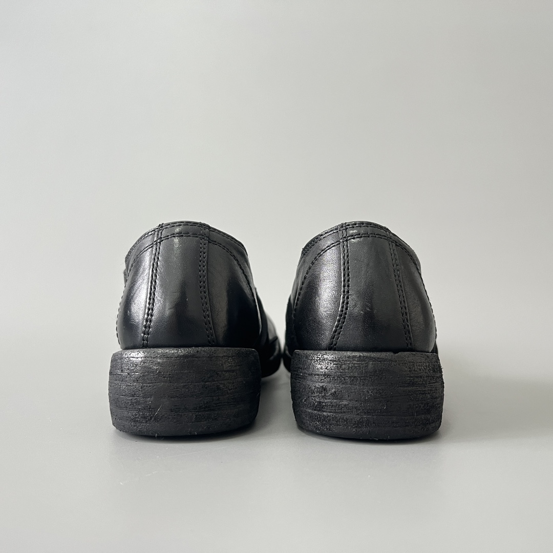 GUlDI 德比 皮鞋 系带 低筒 老爹鞋 运动 复古板鞋 休闲鞋 男鞋 黑色  992X-BLKT