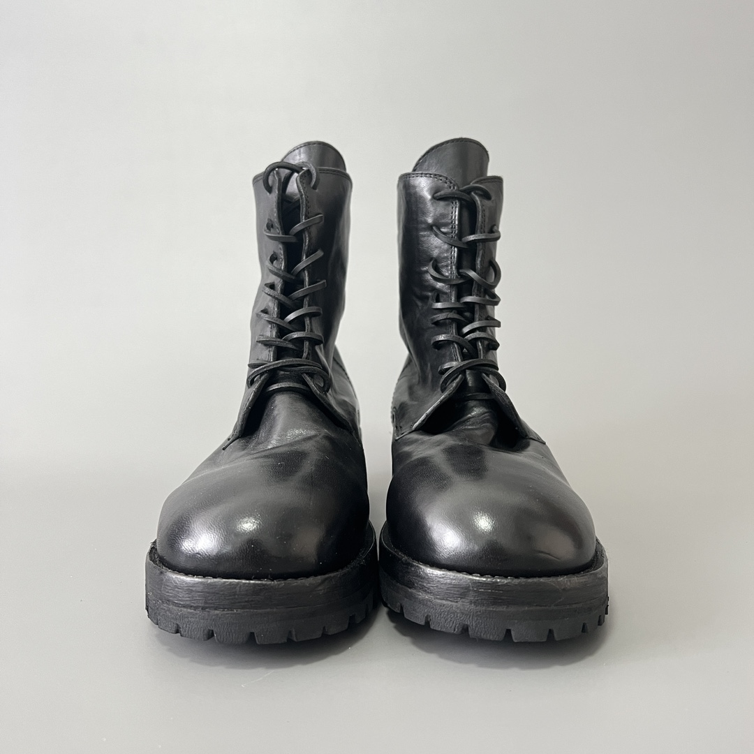 GUlDI 德比 皮鞋 休闲鞋 男鞋 靴子 黑色 拉链  795V