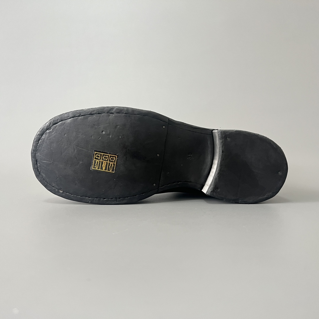 GUlDI 德比 皮鞋 休闲鞋 男鞋 靴子 黑色 拉链  788ZI-BLACK