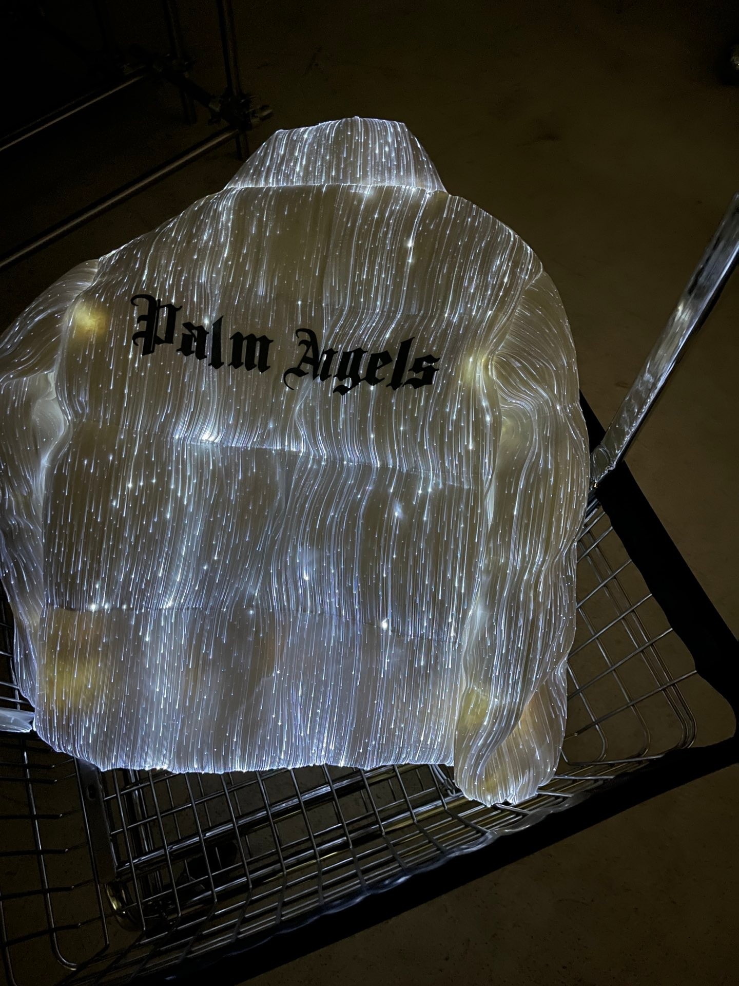 蒙口 MONCLER GENIUSxPalm Angels 联名款 maya 发光系列  纯色长袖立领短款羽绒服 男女同款 白色 H20961A00010M2847001