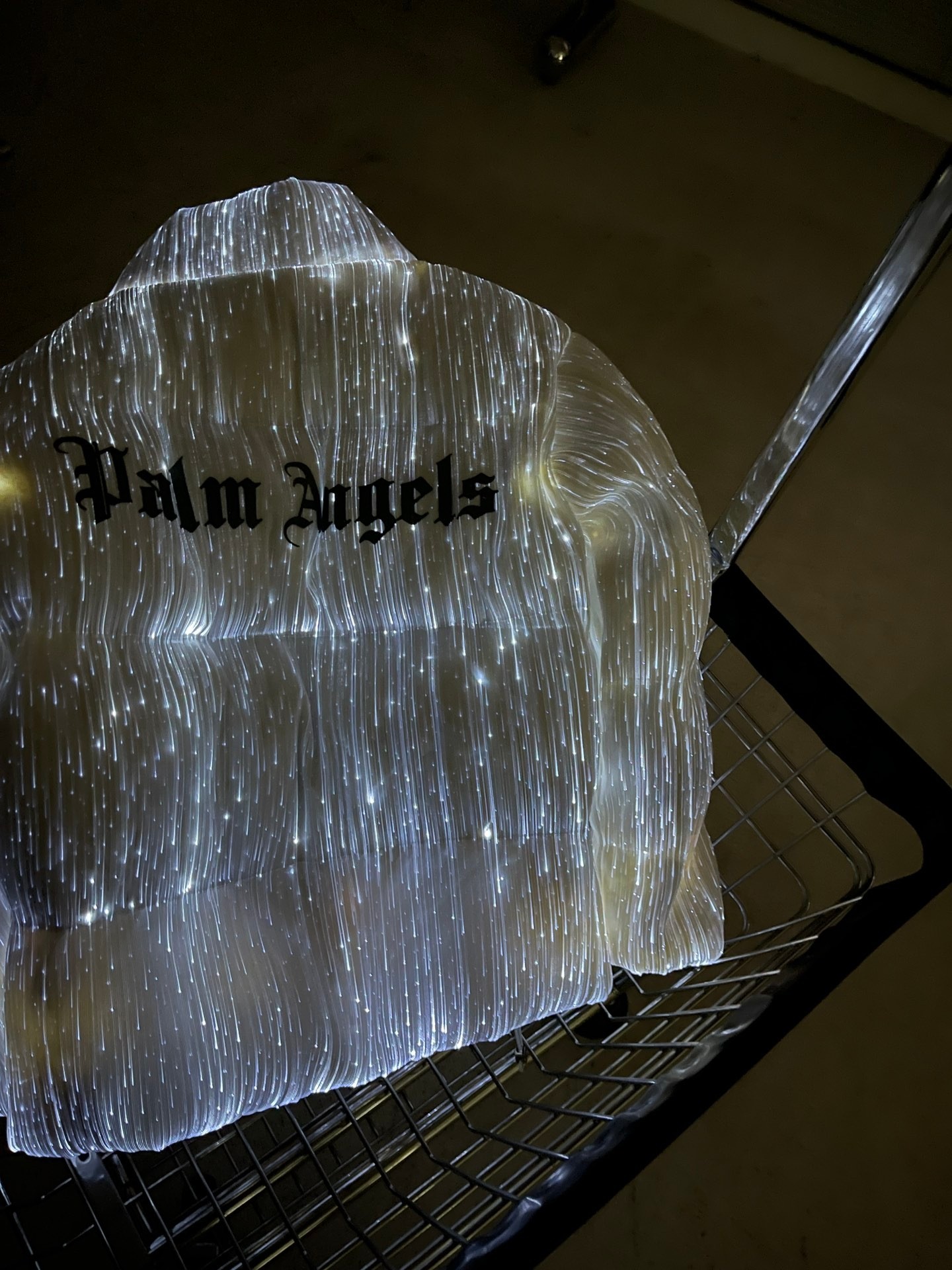 蒙口 MONCLER GENIUSxPalm Angels 联名款 maya 发光系列  纯色长袖立领短款羽绒服 男女同款 白色 H20961A00010M2847001