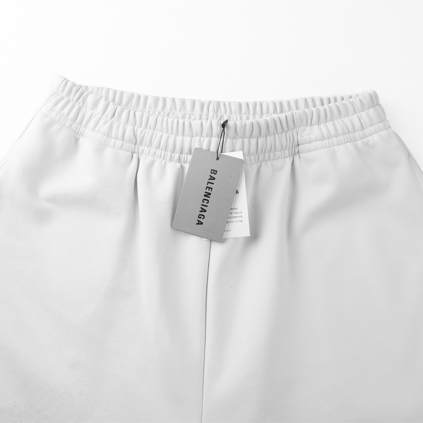 Balenciaga 巴黎世家  25七夕情人节 松紧腰运动裤 短裤 裤子 休闲裤 白色 A2 826385TSVX89012