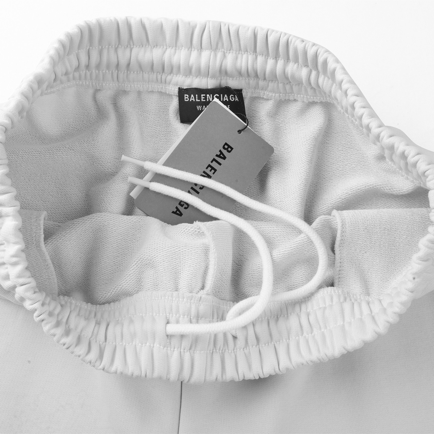 Balenciaga 巴黎世家  25七夕情人节 松紧腰运动裤 短裤 裤子 休闲裤 白色 A2 826385TSVX89012