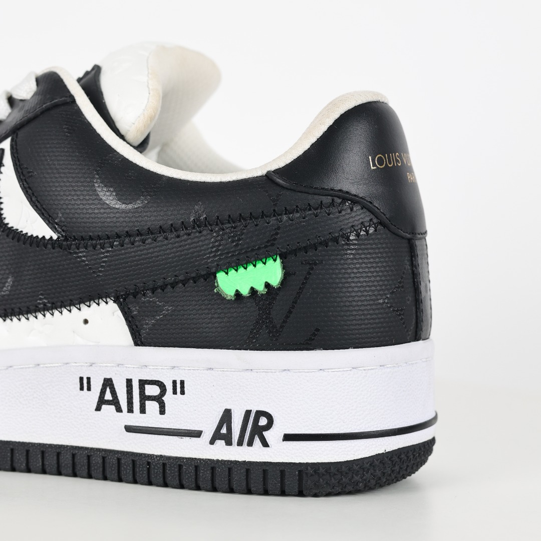 原盒版 帶配件 Louis Vuitton  Air Force 1 Low  LV 空军 低筒  休闲鞋 运动鞋 板鞋 男鞋 女鞋 黑白