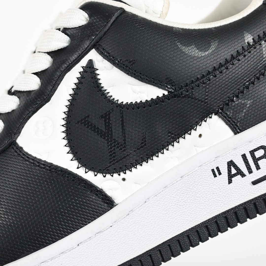 原盒版 帶配件 Louis Vuitton  Air Force 1 Low  LV 空军 低筒  休闲鞋 运动鞋 板鞋 男鞋 女鞋 黑白