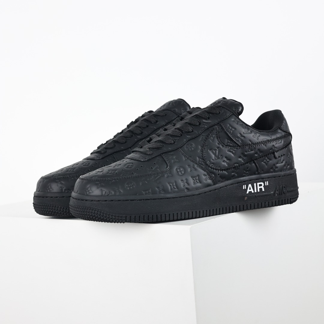 原盒版 帶配件 Louis Vuitton  Air Force 1 Low  LV 空军 低筒  休闲鞋 运动鞋 板鞋 男鞋 女鞋 黑白