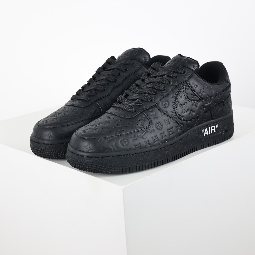 原盒版 帶配件 Louis Vuitton  Air Force 1 Low  LV 空军 低筒  休闲鞋 运动鞋 板鞋 男鞋 女鞋 黑白