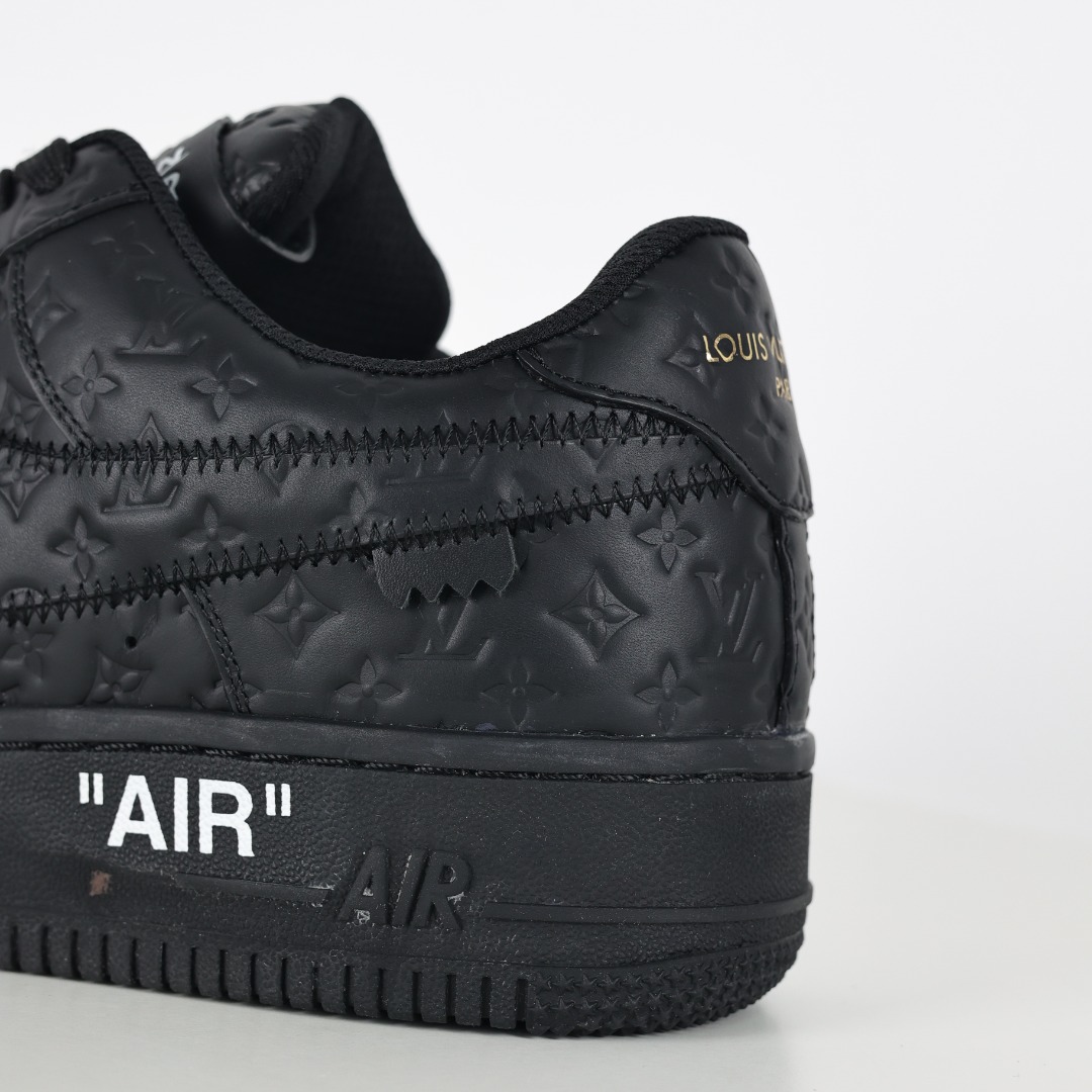 原盒版 帶配件 Louis Vuitton  Air Force 1 Low  LV 空军 低筒  休闲鞋 运动鞋 板鞋 男鞋 女鞋 黑白
