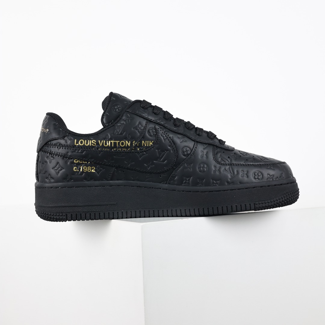 原盒版 帶配件 Louis Vuitton  Air Force 1 Low  LV 空军 低筒  休闲鞋 运动鞋 板鞋 男鞋 女鞋 黑白