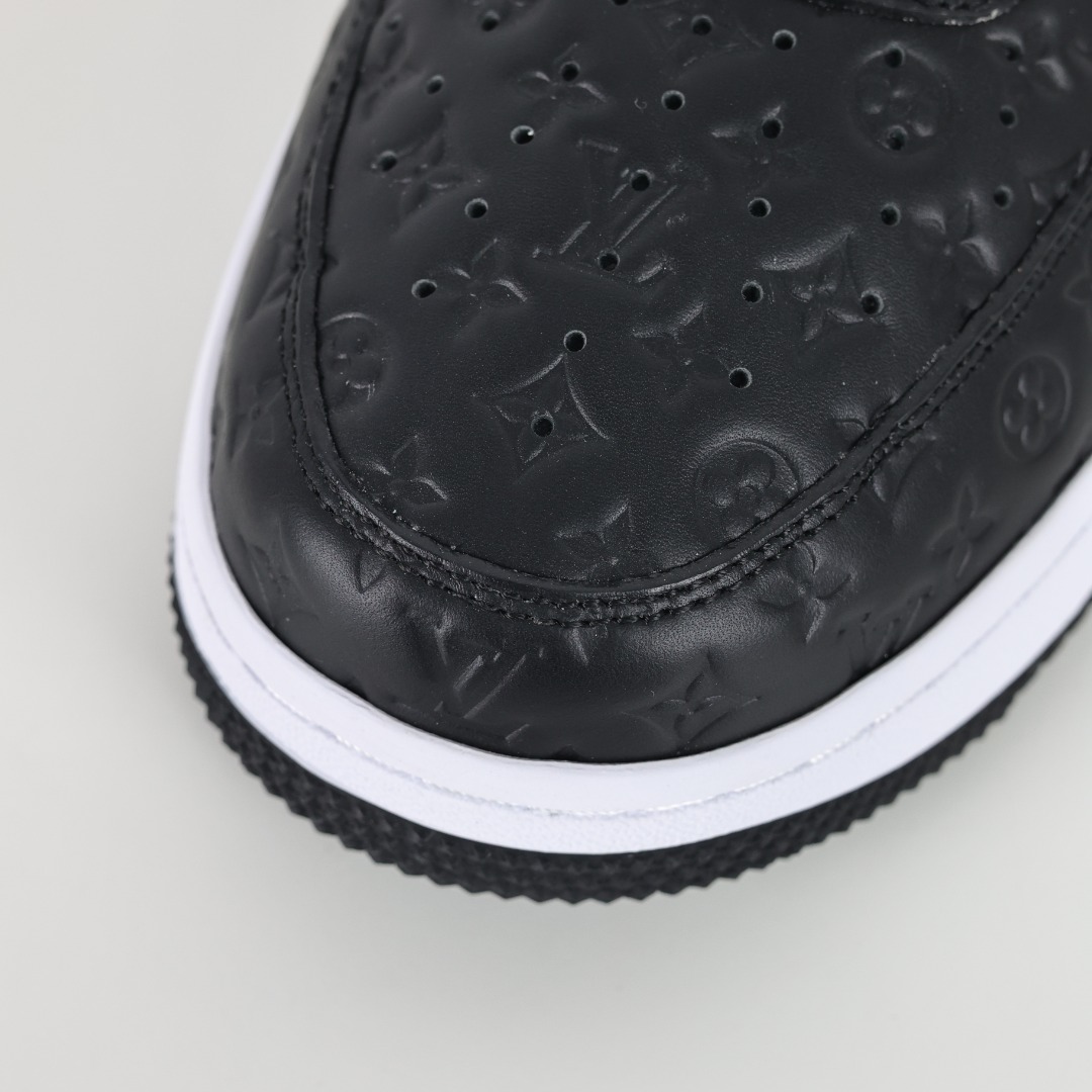 原盒版 帶配件 Louis Vuitton  Air Force 1 Low  LV 空军 低筒  休闲鞋 运动鞋 板鞋 男鞋 女鞋 黑白压印
