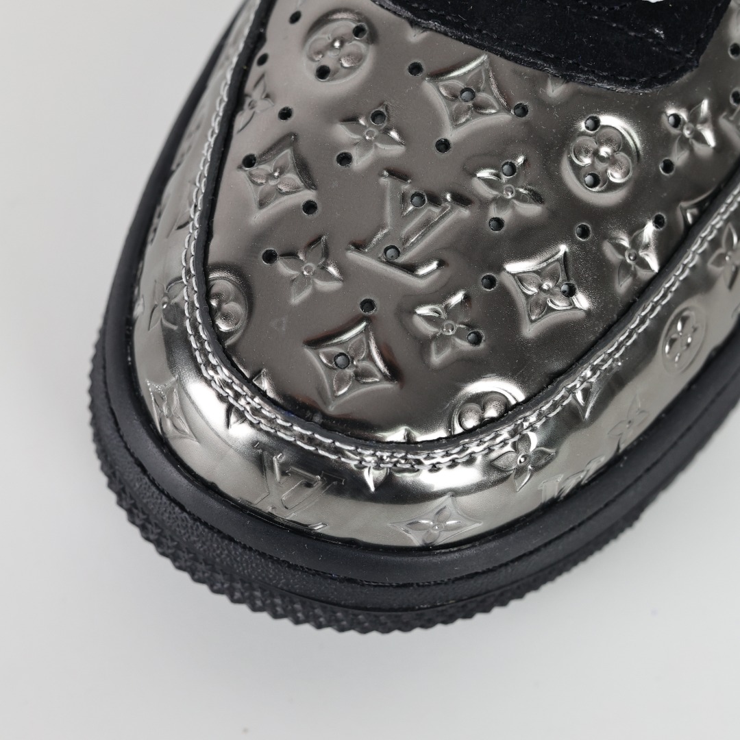 原盒版 帶配件 Louis Vuitton  Air Force 1 Low  LV 空军 低筒  休闲鞋 运动鞋 板鞋 男鞋 女鞋 黑黄银 1A9VCH