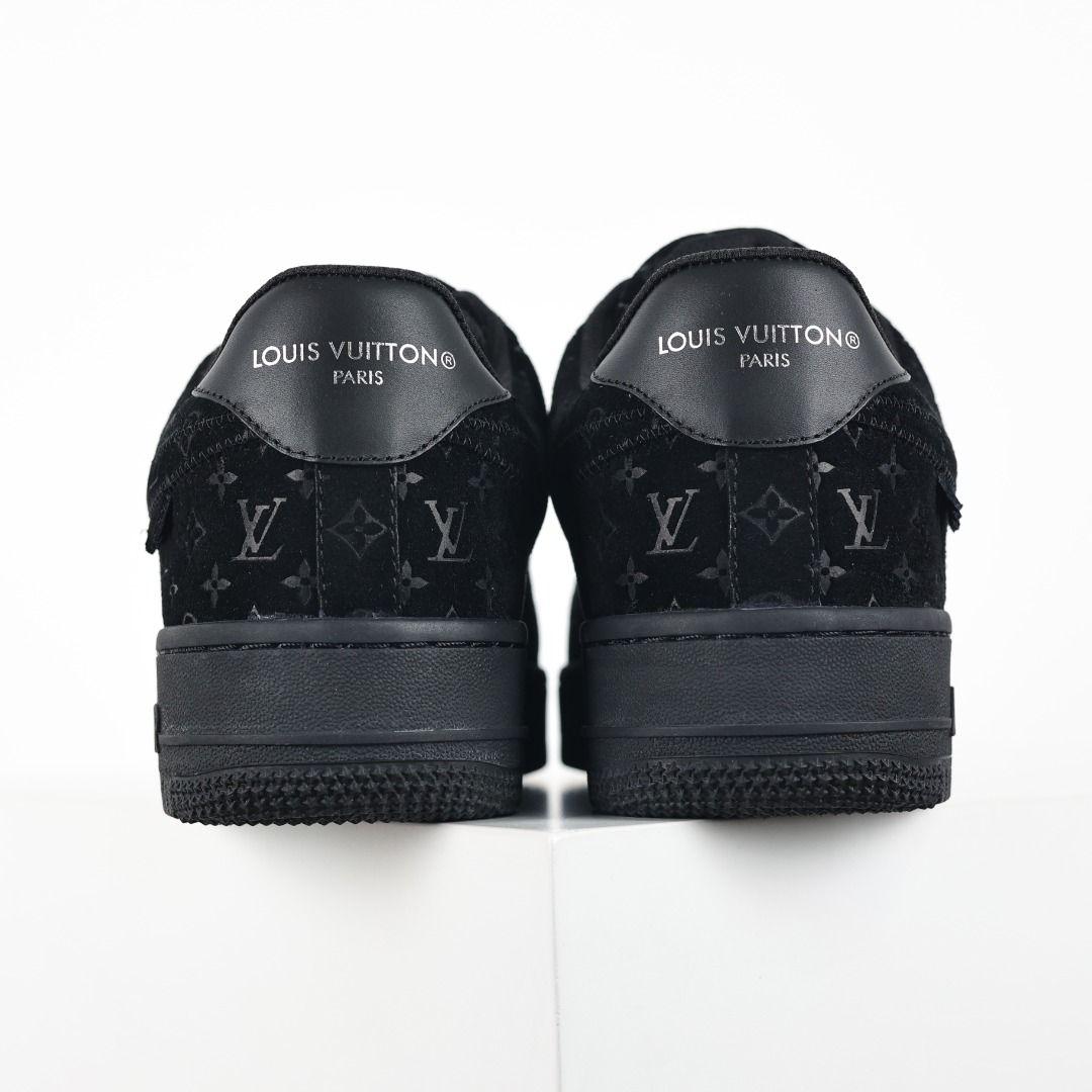原盒版 帶配件 Louis Vuitton  Air Force 1 Low  LV 空军 低筒  休闲鞋 运动鞋 板鞋 男鞋 女鞋 黑色 1A9VD7