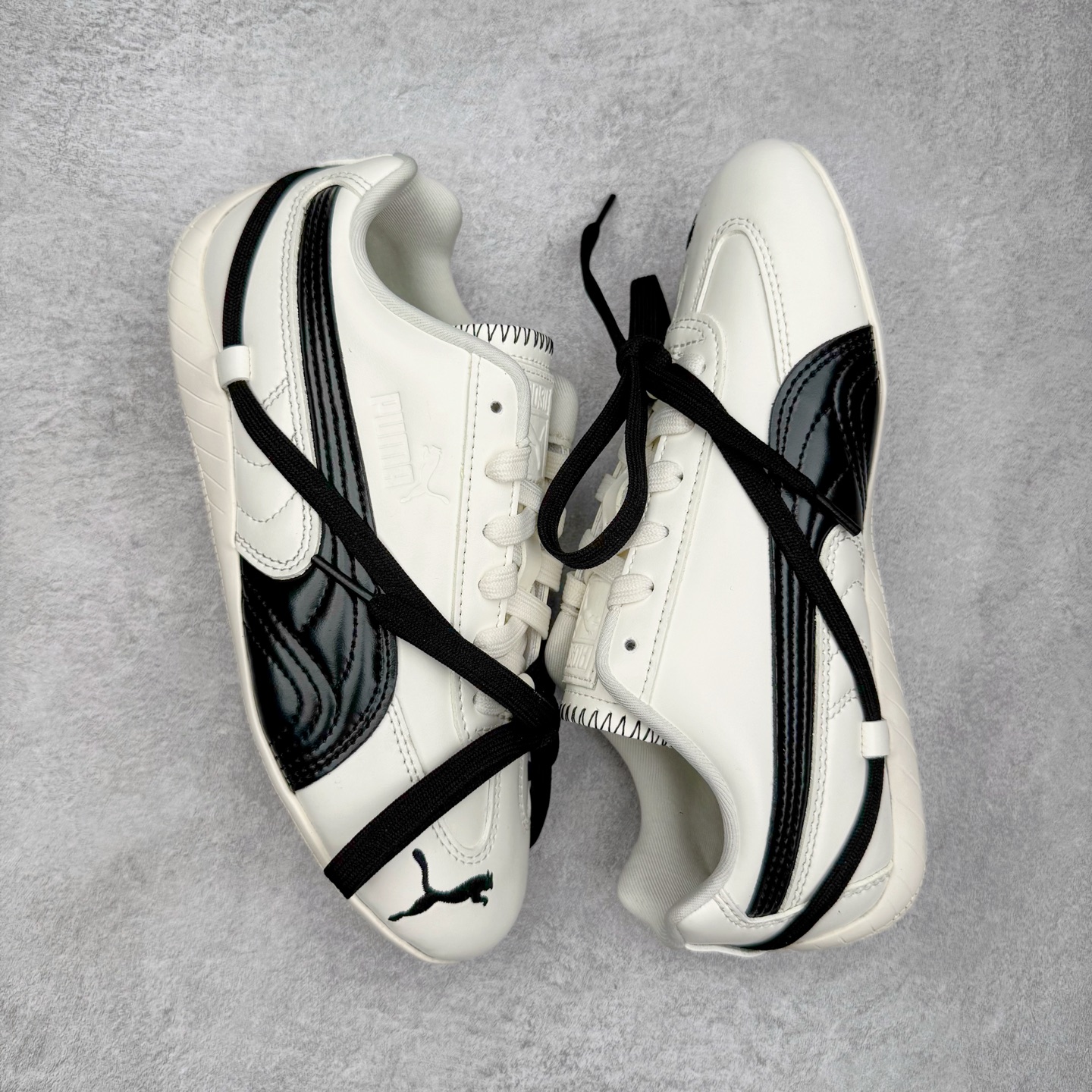  Rose Puma Speedcat  低筒 做旧 系带 二层绒面皮防滑耐磨 低筒 舒适时尚 赛车 跑步鞋 休闲鞋 波鞋 白色 404390-01