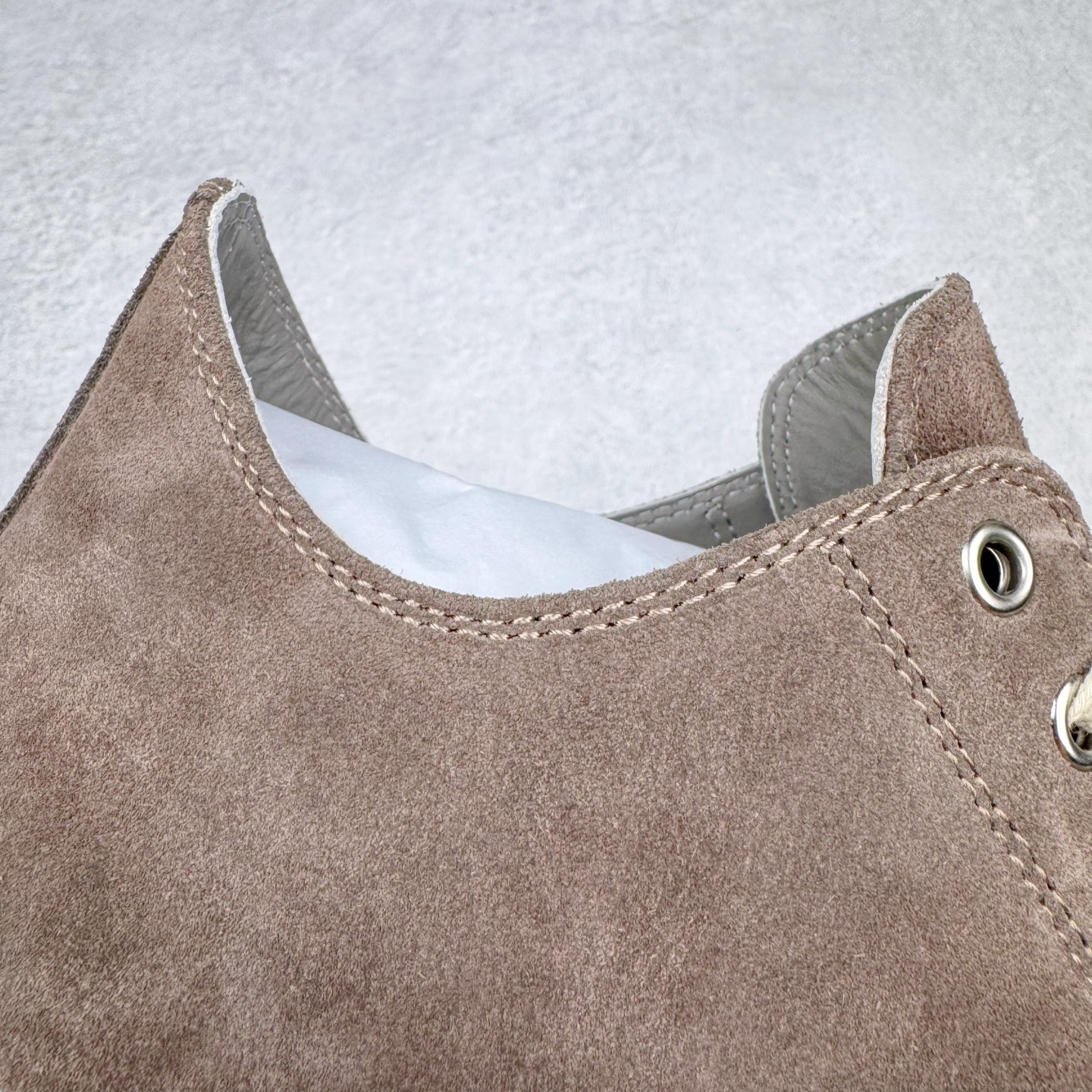 RICK OWENS DRKSHDW  RO 圆头 低筒  板鞋 休闲鞋 波鞋 男鞋 女鞋 麂皮 红棕色 DU01D1802SCF-5411