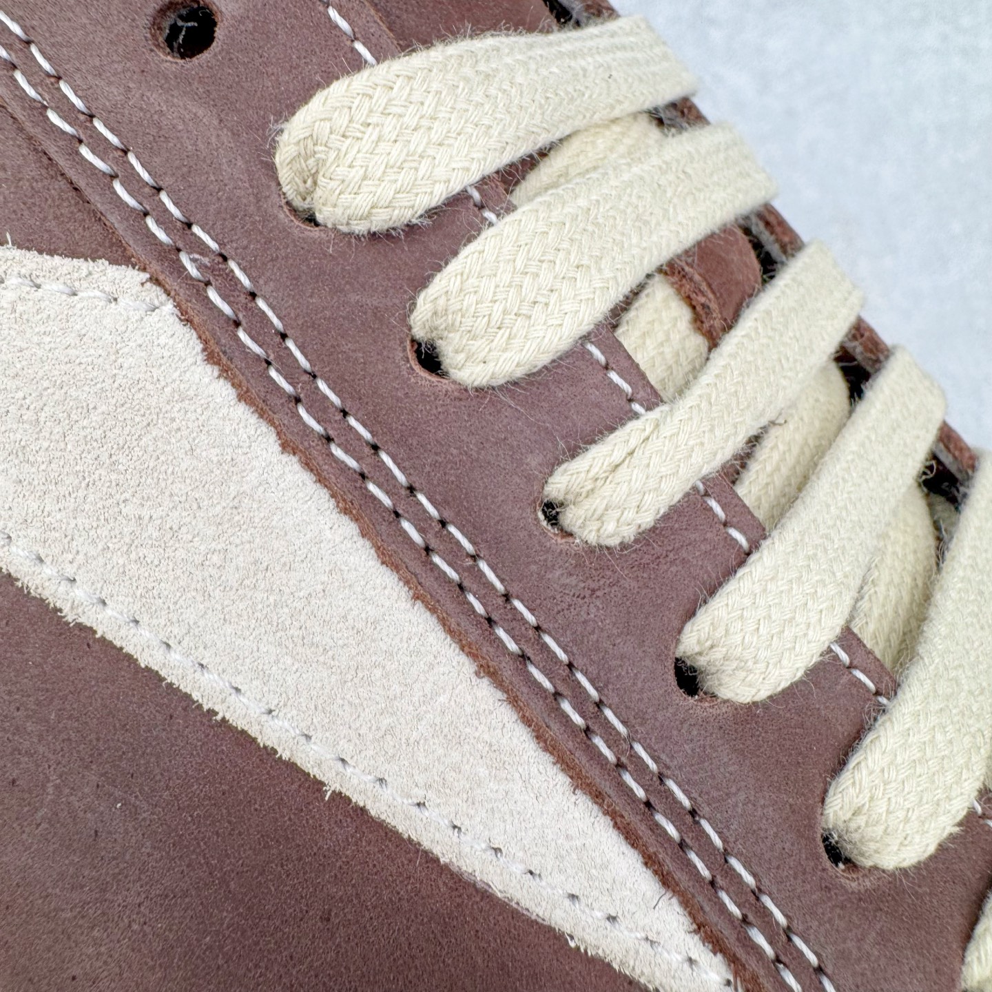 RICK OWENS DRKSHDW  RO 侵权 圆头 低筒  板鞋 休闲鞋 波鞋 男鞋 女鞋 疯马皮 棕色 RU02C7897LWNLVS-411