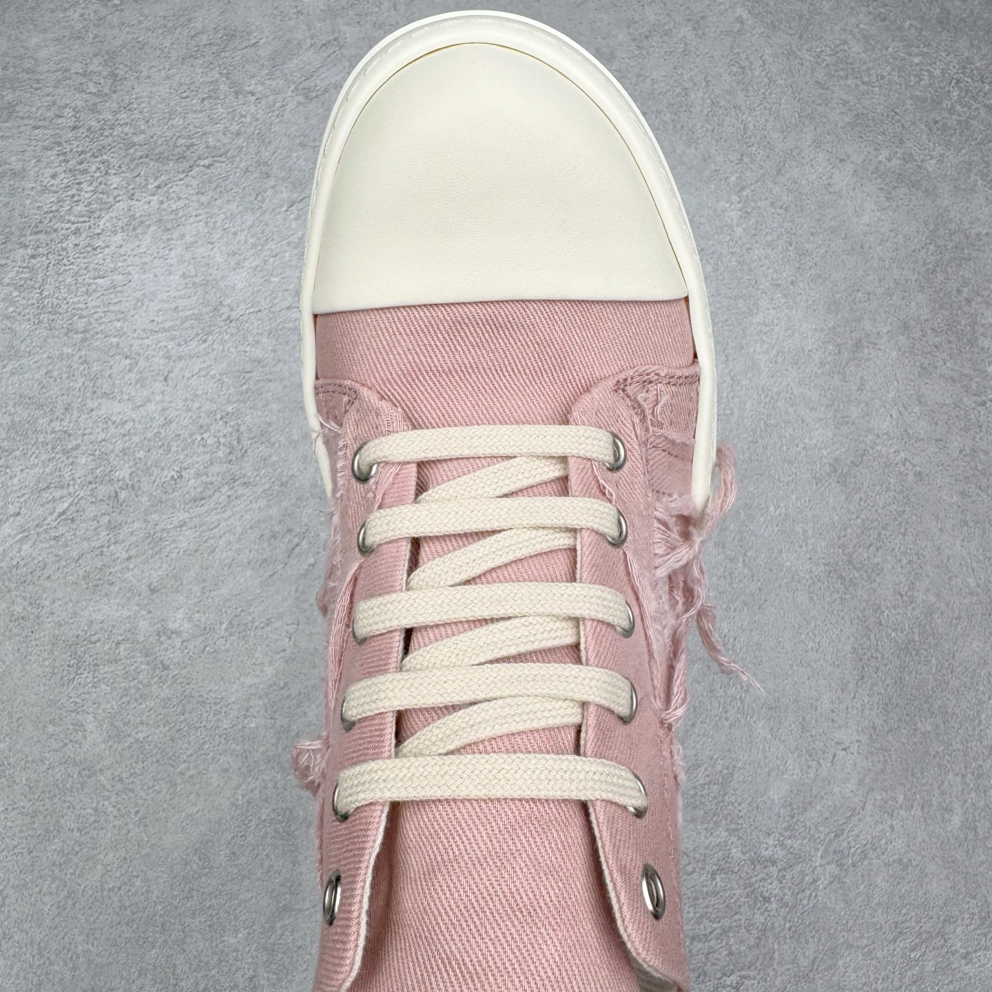 RICK OWENS DRKSHDW RO 破布 圆头 低筒  板鞋 休闲鞋 波鞋 男鞋 女鞋 粉色 DU01C6809SLASH-6311