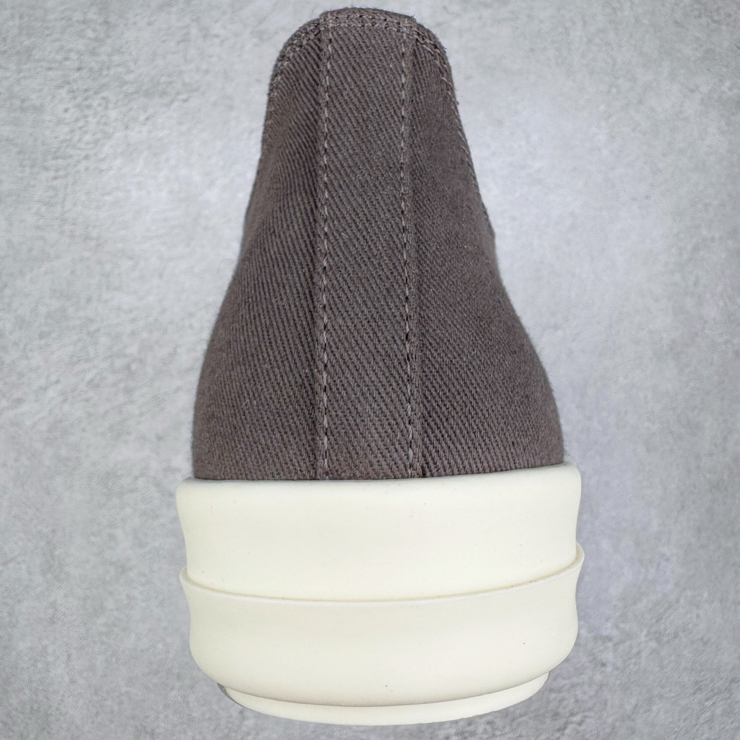 RICK OWENS DRKSHDW RO 拼接  圆头 低筒  板鞋 休闲鞋 波鞋 男鞋 女鞋 帆布 深灰色 DU01E3814DONP7-83411