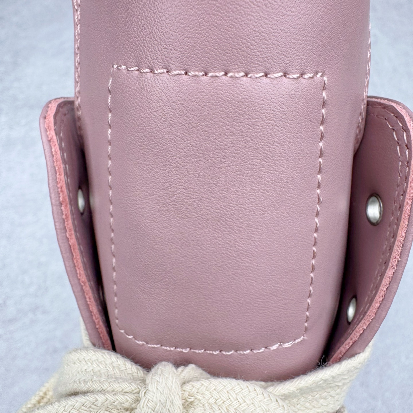 RICK OWENS DRKSHDW RO 圆头 高筒  板鞋 休闲鞋 波鞋 男鞋 女鞋 帆布 粉色 皮拉链 RU01D3890LCO-6311