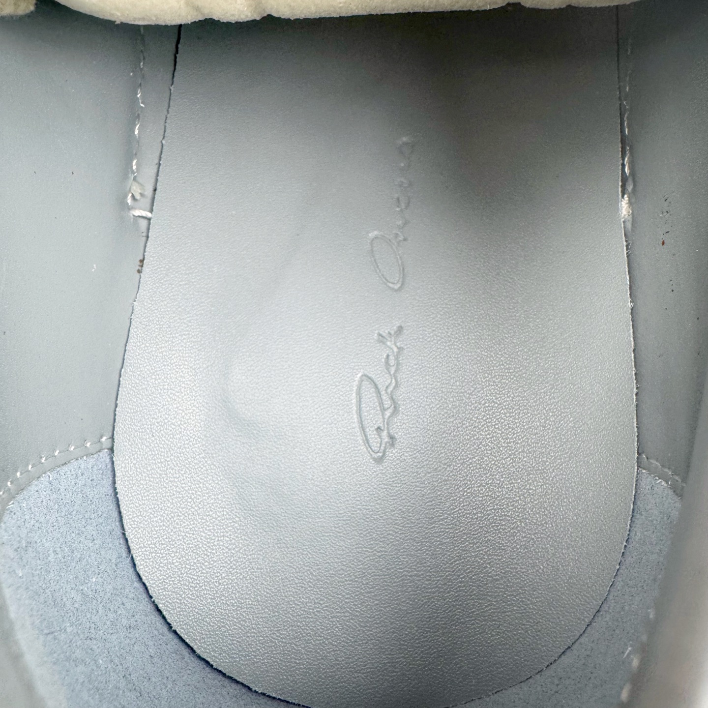 RICK OWENS DRKSHDW RO 圆头 低筒  板鞋 休闲鞋 波鞋 男鞋 女鞋 帆布 蓝色 皮质 RU02D6897LCOLVS-3611