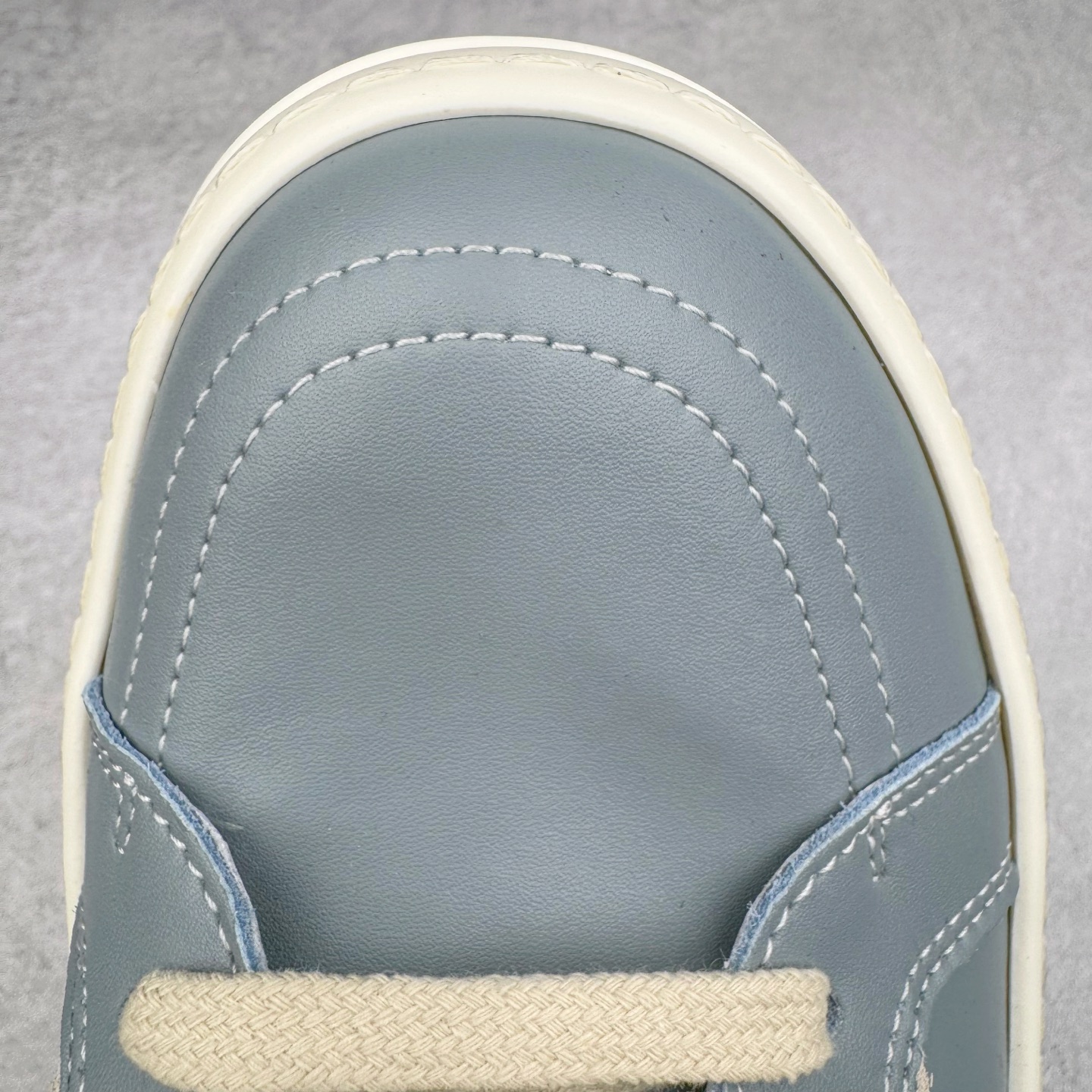 RICK OWENS DRKSHDW RO 圆头 低筒  板鞋 休闲鞋 波鞋 男鞋 女鞋 帆布 蓝色 皮质 RU02D6897LCOLVS-3611