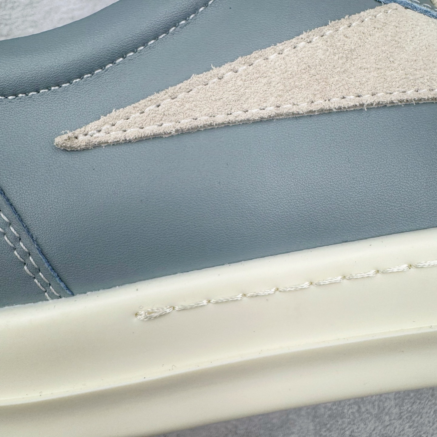 RICK OWENS DRKSHDW RO 圆头 低筒  板鞋 休闲鞋 波鞋 男鞋 女鞋 帆布 蓝色 皮质 RU02D6897LCOLVS-3611