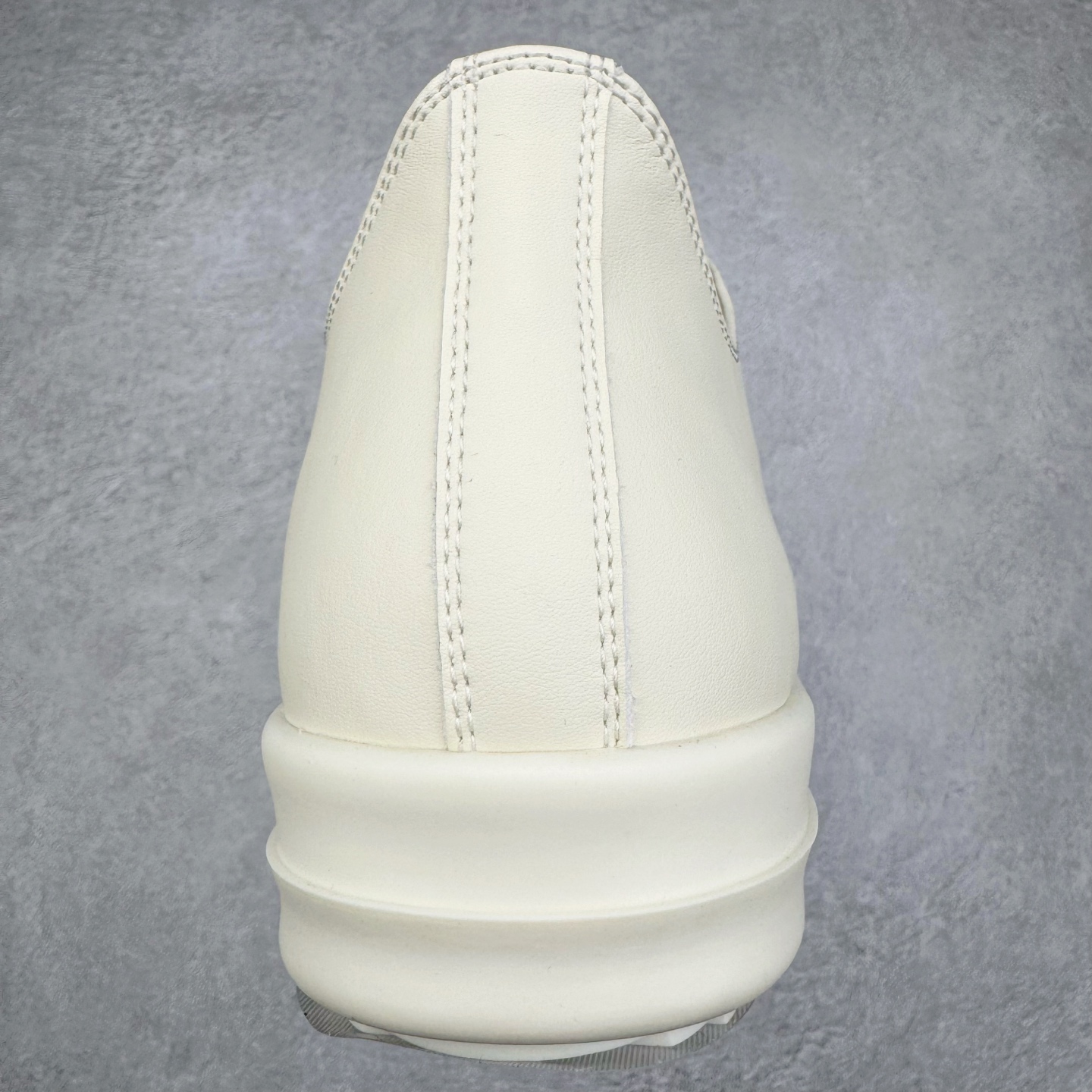 RICK OWENS DRKSHDW RO 圆头 低筒  板鞋 休闲鞋 波鞋 男鞋 女鞋 帆布 白色 皮质 RU01E5891LCO-1111