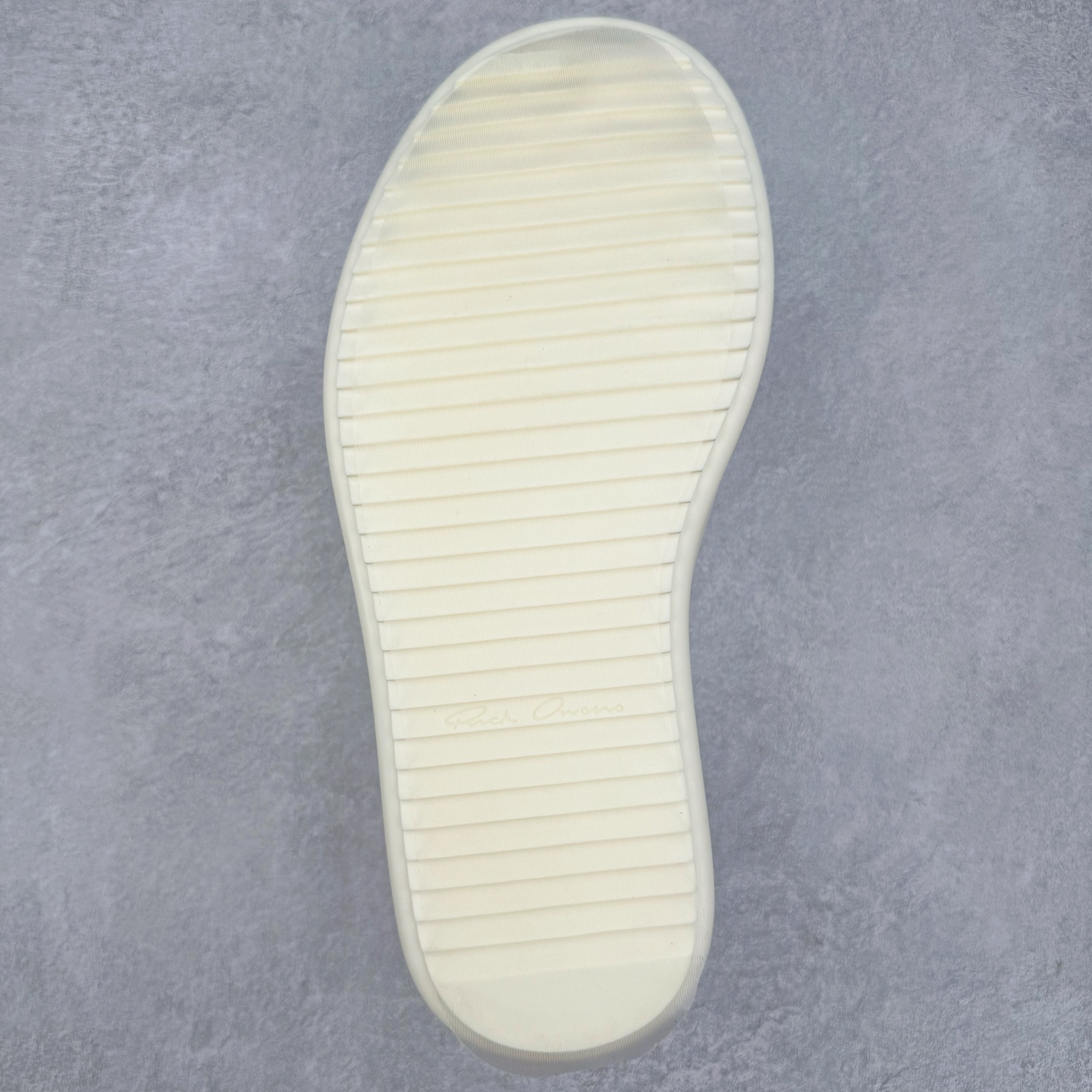 RICK OWENS DRKSHDW RO 圆头 低筒  板鞋 休闲鞋 波鞋 男鞋 女鞋 帆布 白色 皮质厚底 RP01E7876LCO-1111