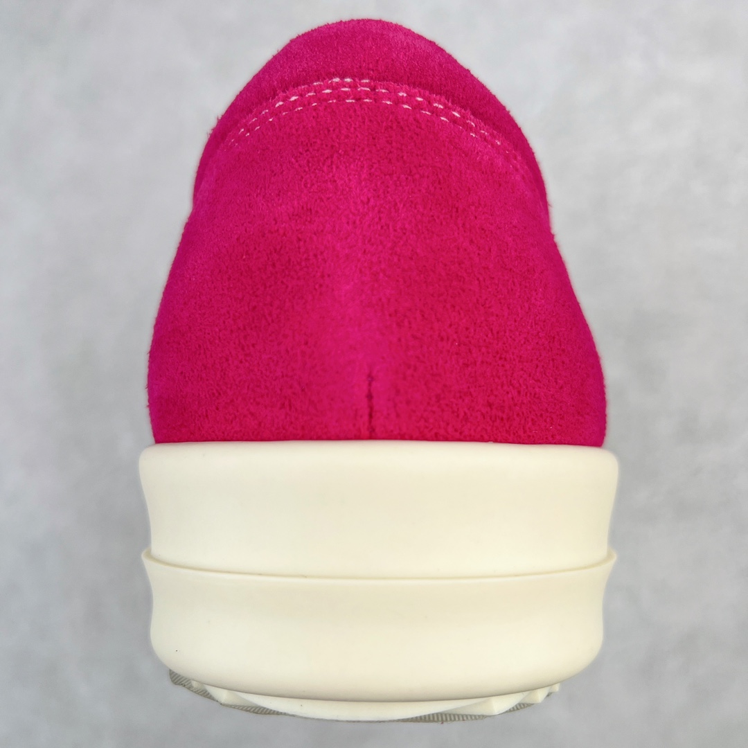 RICK OWENS DRKSHDW RO 圆头 低筒  板鞋 休闲鞋 波鞋 男鞋 女鞋 帆布 玫红色 麂皮 RU01C4897LVSLPO-1311