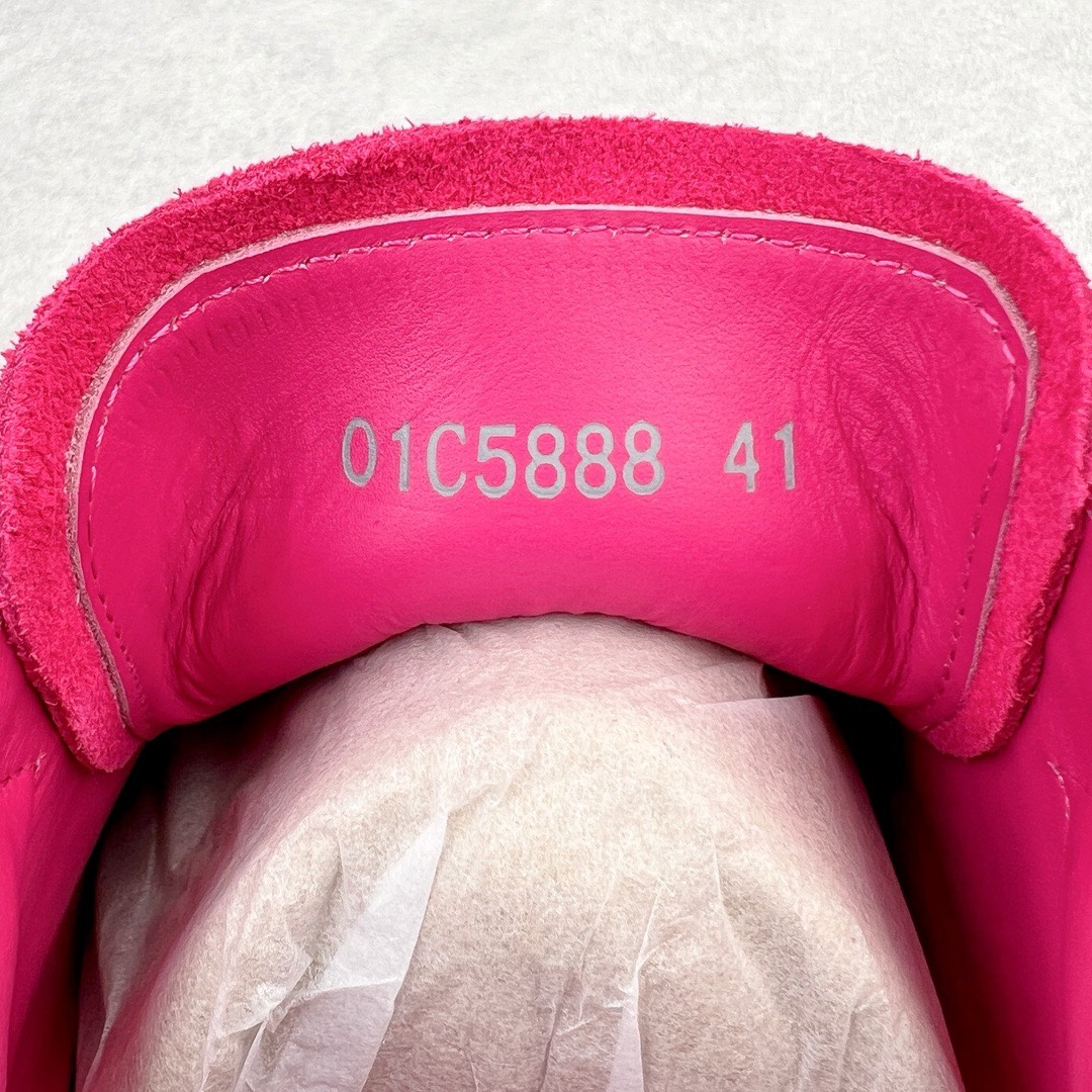 RICK OWENS DRKSHDW RO 圆头 低筒  板鞋 休闲鞋 波鞋 男鞋 女鞋 帆布 玫红色 麂皮 RU01C4897LVSLPO-1311