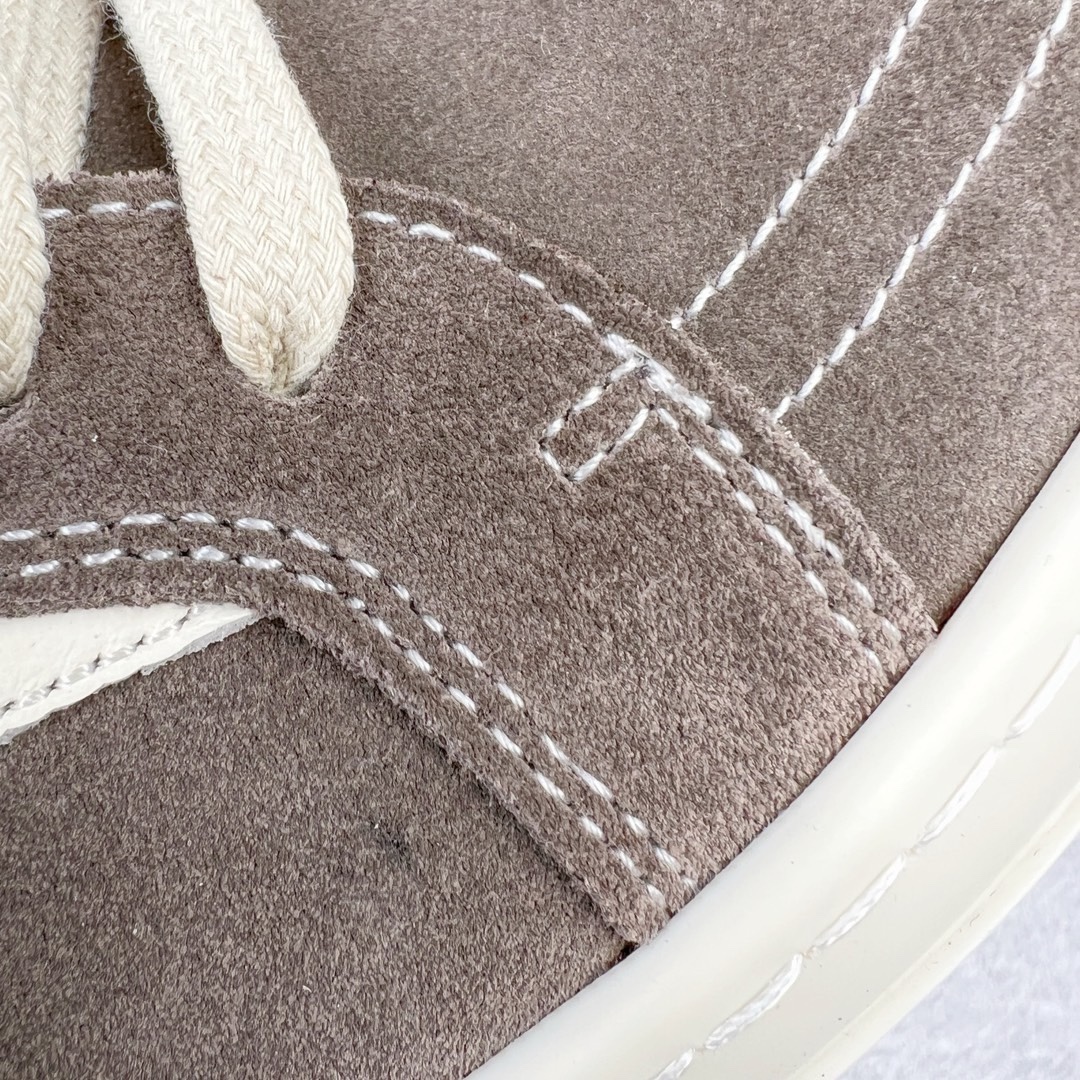 RICK OWENS DRKSHDW RO 圆头 低筒  板鞋 休闲鞋 波鞋 男鞋 女鞋 帆布  灰粽色 麂皮  RU02B2897LVSLPO-7811