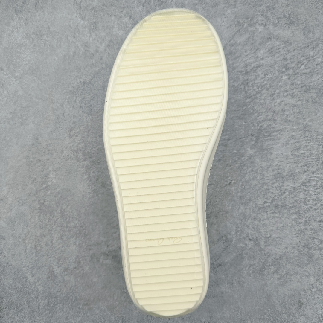RICK OWENS DRKSHDW RO 圆头 低筒  板鞋 休闲鞋 波鞋 男鞋 女鞋 帆布  白色 牛皮 RU01D3897LCOLVS-1111